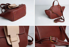 Genuine Leather Cute Bat Handbag Crossbody Bag Shoulder Bag Women Leather Purse