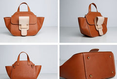 Genuine Leather Cute Bat Handbag Crossbody Bag Shoulder Bag Women Leather Purse