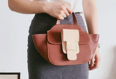 Genuine Leather Cute Bat Handbag Crossbody Bag Shoulder Bag Women Leather Purse