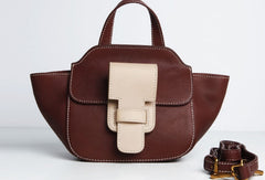 Genuine Leather Cute Bat Handbag Crossbody Bag Shoulder Bag Women Leather Purse
