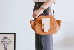 Genuine Leather Cute Bat Handbag Crossbody Bag Shoulder Bag Women Leather Purse