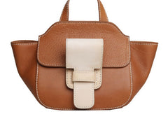 Genuine Leather Cute Bat Handbag Crossbody Bag Shoulder Bag Women Leather Purse
