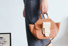 Genuine Leather Cute Bat Handbag Crossbody Bag Shoulder Bag Women Leather Purse