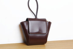 Genuine Leather Cute Crossbody Bag Clutch Wristlet Bag Shoulder Bag Women Leather Purse