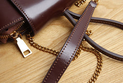 Genuine Leather Cute Crossbody Bag Clutch Wristlet Bag Shoulder Bag Women Leather Purse