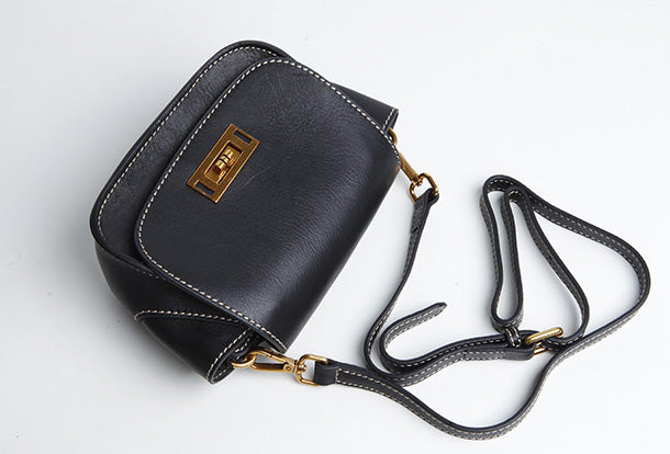 Genuine Leather Cute Crossbody Bag Shoulder Bag Women Girl Fashion Leather Purse