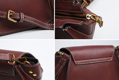Genuine Leather Cute Crossbody Bag Shoulder Bag Women Girl Fashion Leather Purse