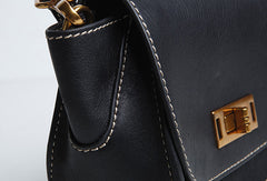 Genuine Leather Cute Crossbody Bag Shoulder Bag Women Girl Fashion Leather Purse