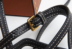 Genuine Leather Cute Cube Handbag Crossbody Bag Shoulder Bag Women Leather Purse