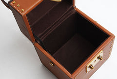 Genuine Leather Cute Cube Handbag Crossbody Bag Shoulder Bag Women Leather Purse