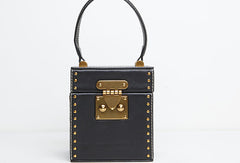 Genuine Leather Cute Cube Handbag Crossbody Bag Shoulder Bag Women Leather Purse
