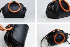 Genuine Leather Cute Doctor Bag Handbag Crossbody Bag Shoulder Bag Women Leather Purse