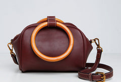 Genuine Leather Cute Doctor Bag Handbag Crossbody Bag Shoulder Bag Women Leather Purse