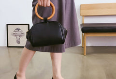 Genuine Leather Cute Doctor Bag Handbag Crossbody Bag Shoulder Bag Women Leather Purse