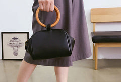 Genuine Leather Cute Doctor Bag Handbag Crossbody Bag Shoulder Bag Women Leather Purse