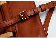 Genuine Leather Cute Handbag Clutch Shoulder Bag Women Leather Purse