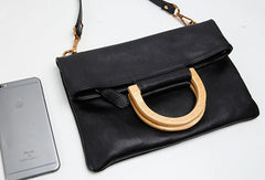 Genuine Leather Cute Handbag Clutch Shoulder Bag Women Leather Purse