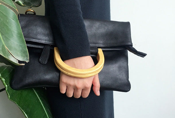 Genuine Leather Cute Handbag Clutch Shoulder Bag Women Leather Purse