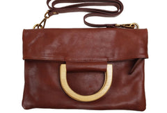 Genuine Leather Cute Handbag Clutch Shoulder Bag Women Leather Purse