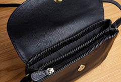 Genuine Leather Cute Purple Crossbody Bag Shoulder Bag Women Leather Purse