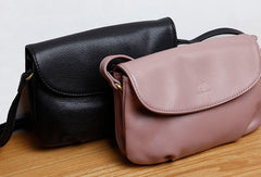 Genuine Leather Cute Purple Crossbody Bag Shoulder Bag Women Leather Purse