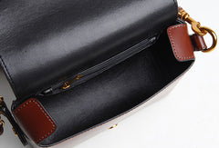 Genuine Leather Cute Brown Small Crossbody Bag Shoulder Bag Women Girl Fashion Leather Purse