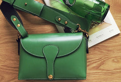 Genuine Leather Cute Brown Small Crossbody Bag Shoulder Bag Women Girl Fashion Leather Purse