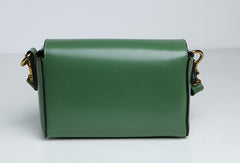 Genuine Leather Cute Brown Small Crossbody Bag Shoulder Bag Women Girl Fashion Leather Purse