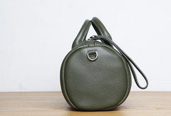 Genuine Leather Cute Small Handbag Boston Bag Crossbody Bag Shoulder Bag Women Leather Purse