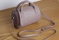 Genuine Leather Cute Small Handbag Boston Bag Crossbody Bag Shoulder Bag Women Leather Purse