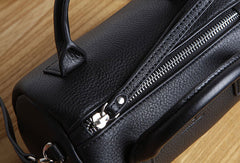 Genuine Leather Cute Small Handbag Boston Bag Crossbody Bag Shoulder Bag Women Leather Purse