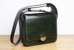 Genuine Leather Cute Square Crossbody Bag Shoulder Bag Women Girl Fashion Leather Purse