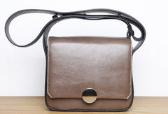 Genuine Leather Cute Square Crossbody Bag Shoulder Bag Women Girl Fashion Leather Purse