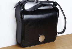 Genuine Leather Cute Square Crossbody Bag Shoulder Bag Women Girl Fashion Leather Purse