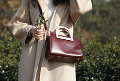 Genuine Leather Cute Women Handbag Shoulder Bag Crossbody Bag Women Leather Purse