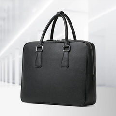 Genuine Leather Mens Briefcase Work Bags Laptop Bag Business Bag for Men