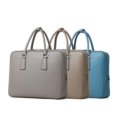 Genuine Leather Mens Briefcase Work Bags Laptop Bag Business Bag for Men