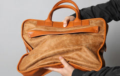 Leather Mens Briefcases Work Bag Laptop Bags Business Bag for Men