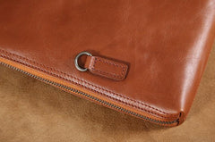 Leather Mens Clutch Cool Wallets Zipper Clutch Messenger Bag Wristlet Wallet for Men