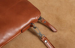 Leather Mens Clutch Cool Wallets Zipper Clutch Messenger Bag Wristlet Wallet for Men