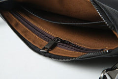 Cool Leather Mens Clutch Wallet Zipper Clutch Wristlet Wallet for Men