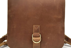 Genuine Leather Mens Cool Backpack Briefcase Bag Travel Bag Hiking Bag For Mens