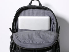 Leather Mens Cool Backpack Travel Backpack Hiking Backpack for Men