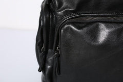 Leather Mens Cool Backpack Travel Backpack Hiking Backpack for Men