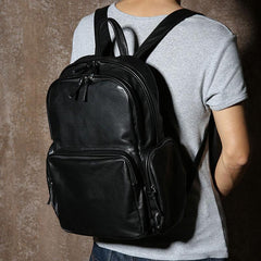 Leather Mens Cool Backpack Travel Backpack Hiking Backpack for Men