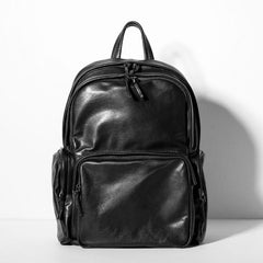 Leather Mens Cool Backpack Travel Backpack Hiking Backpack for Men