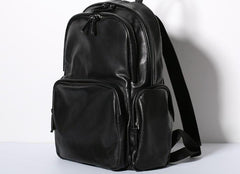 Leather Mens Cool Backpack Travel Backpack Hiking Backpack for Men