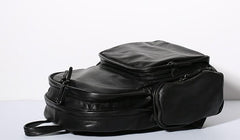 Leather Mens Cool Backpack Travel Backpack Hiking Backpack for Men