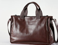 Leather Mens Handbag Briefcase Shoulder Bag Work Bag Laptop Bags for Men