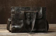 Leather Mens Cool Handbag Shoulder Bags Messenger Bag Laptop Bag for Men